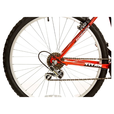 TITAN Men's Pathfinder 26" Mountain Bike - Red - Image 8