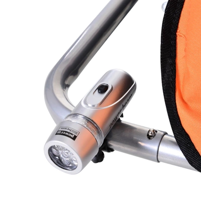 Aosom Elite 360 Swivel Bike Trailer For Kids Double Child Two-Wheel Bicycle Cargo Trailer With 2 Security Harnesses - Image 4