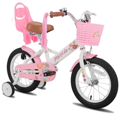 JOYSTAR Little Children Girls Bike For Kids With Doll Carrier, Basket, Training Wheel - Image 12