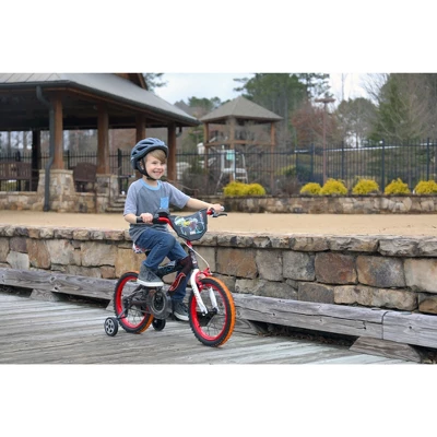 Hot Wheels 16" Kids' Bike - Black/Red - Image 5