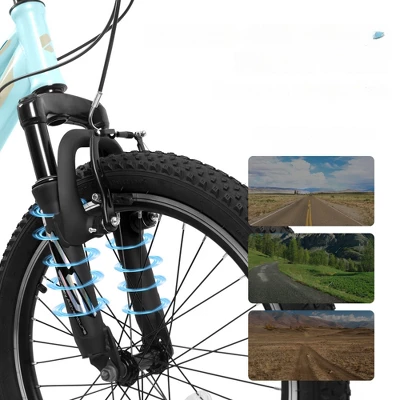 DSVIMOY Bicycles, 20 Inch Children's Bicycle, 7 - Speed Bicycle With Mountain Tire For Boys And Girls Kids Bike, Blue, 55.9"*32.2"*21.2" - Image 4