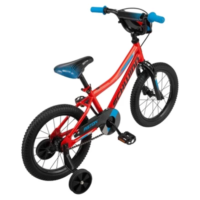 Schwinn Piston 16" Kids' Bike - Black/Blue/Red - Image 3