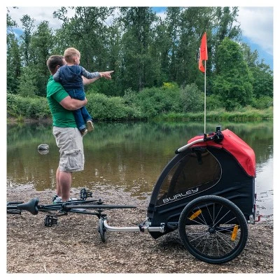 Burley Honey Bee Kids' Bike Trailer - Red - Image 9