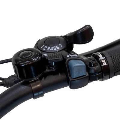 GOTRAX Adult Fat Tire 26" Step Through Electric Hybrid Bike - Silver - Image 7