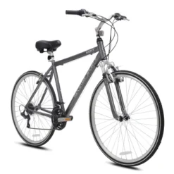 Kent Men's Ridgeway Sport 700c/28" Hybrid Bike - Gray