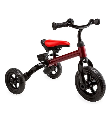 HearthSong 2-in-1 Lightweight Folding Tricycle And Balance Bike For Beginning Riders - Image 8