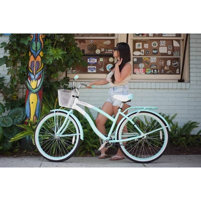 Kent Women's Belmar 26" Cruiser Bike - Teal Blue - Image 12