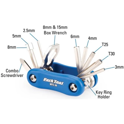 Park Tool MTC-25 Bike Multi-Tool - Image 2