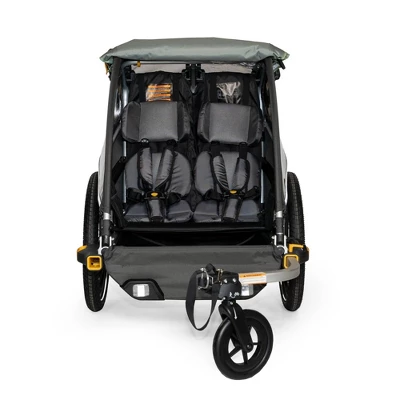 Burley D'Lite X Double Kids' Bike Trailer - Image 3