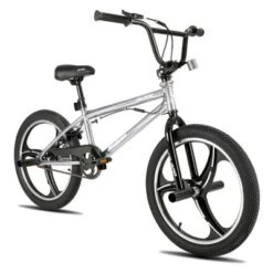 Hiland 20" Kids BMX Bike For Boys Girls, 360° Rotor Freestyle, 4 Pegs, 3/5 Spoked Wheel