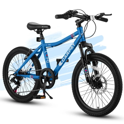 Gulches Kids Bike For Ages 6-12, 20"×2.125" Tires, 7-Speed Drivetrain, Front Disc/Rear V-Brake, Suspension Fork, Ergonomic Steel Frame - Image 8