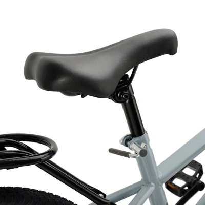 Topteng 20" Kid's Bike With Basket For Boys And Girls - Mist Blue - Image 3