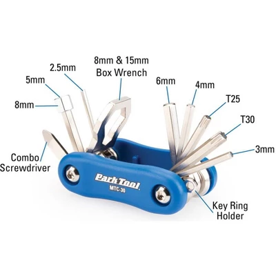 Park Tool MTC-30 Bike Multi-Tool - Image 2