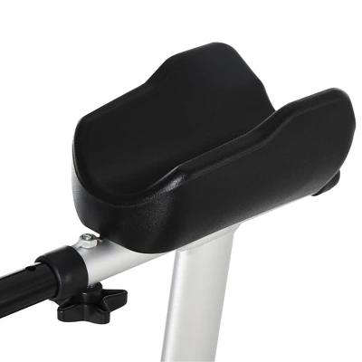 HOMCOM Folding Rollator Walker With Seat And Bag, Wheeled Rolling Medical Height Adjustable, Aluminum - Image 4