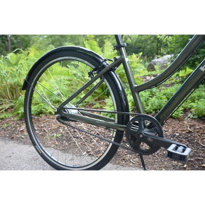 HEAD Groove 700c Belt Drive City Bike, Moss Green - Image 3