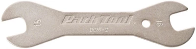 Park Tool DCW-2 Double-Ended Cone Wrench: 15 And 16mm