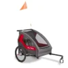 Radio Flyer Duoflex Bike Trailer To Stroller - Gray/Red/Black