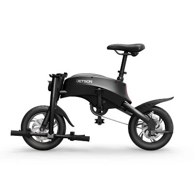 Jetson Axle 12" Foldable Step Over Electric Bike - Black - Image 2