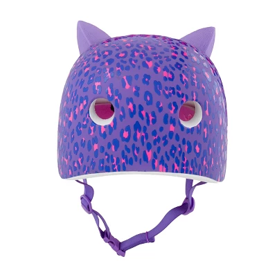 Krash! Youth Leopard Kitty Helmet - Purple - Image 2