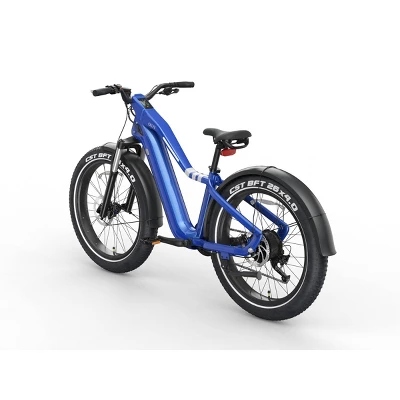 OKAI Ranger 26" Step Over Electric Mountain Bike - Mariner Blue - Image 2