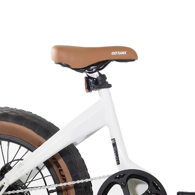 GOTRAX Adult F5 20" Step Through Electric Folding Bike - White - Image 5