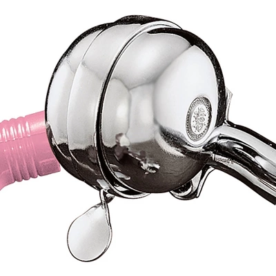 Radio Flyer 33PZ 12 Inch Spoked Front Wheel Kids Classic Style Steel Framed Dual Deck Tricycle With Handlebar Bell And Streamers, Pink - Image 4