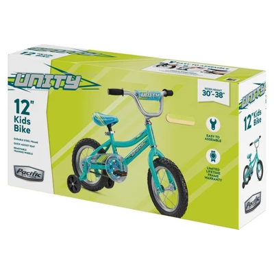 Pacific Unisex Unity 12" Kids' Bike - Teal Blue - Image 6