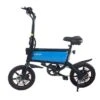 GOTRAX Adult Shift S2 14" Step Over Electric Folding Bike - Black