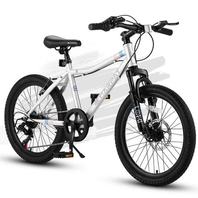 RISOKEYS 20 Inch Kids' Bike - Mountain Bike For Ages 8-12 Years Old Boys & Girls,7 Speed Kids' Bicycles, Front Suspension Disc U Brake - Image 11
