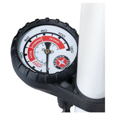 Schwinn Cyclone Plus Bike Pump - White - Image 3