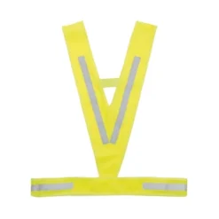 M-Wave V-Fit Reflective Safety Vest, Hi Vis Yellow