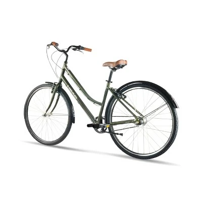 HEAD Groove 700c Belt Drive City Bike, Moss Green - Image 7