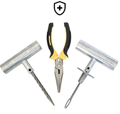 Boulder Tools Heavy Duty Tire Repair Kit - For Cars, Trucks, RVs, SUVs, ATVs, Motorcycles, Tractors & Trailers - Image 3