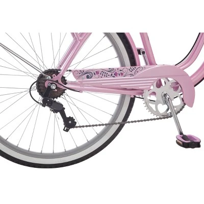 Schwinn Women's Lulu 26" Cruiser Bike - Pink/White - Image 2