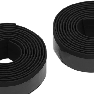 Unique Bargains Foam Anti Slip Handlebar Tape Bar Grip Wrap For Road Bike Bicycle Cycling 0.7" Black 2 Pcs - Image 5