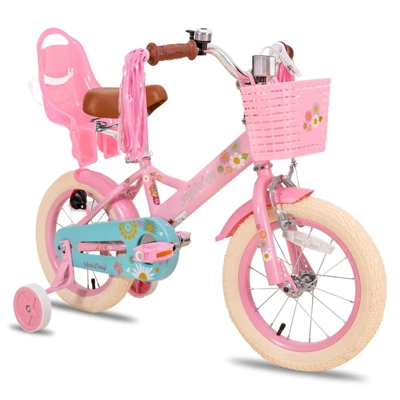 JOYSTAR Little Children Girls Bike For Kids With Doll Carrier, Basket, Training Wheel - Image 14