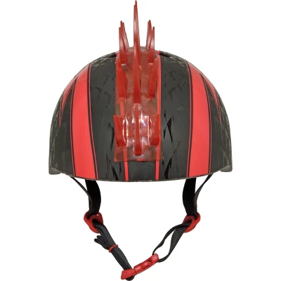 Raskullz LED Bolt Light Up Mohawk Child Helmet - Black/Red - Image 5