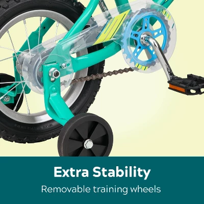 Pacific Unisex Unity 12" Kids' Bike - Teal Blue - Image 8