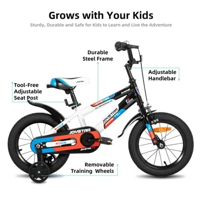 JOYSTAR Sports Kids Bike For Boys And Girls, 12 14 16 20 Inch Kids Bicycles With Training Wheels - Image 3