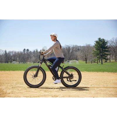 Go Power Bike 26" Go Speed Step Over Electric Mountain Bike - Black - Image 8